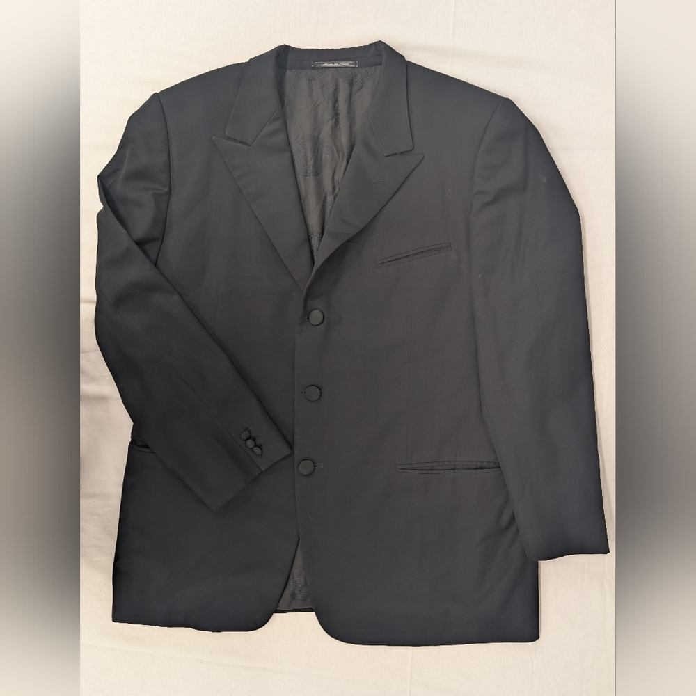 Beautiful Gianni Versace Couture Black Men's Blazer